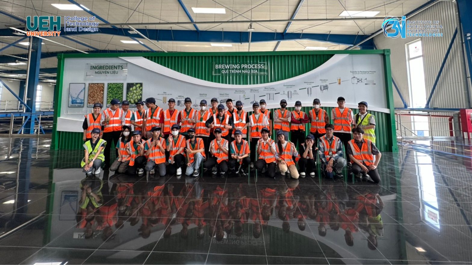 Sinh viên Viện Công nghệ Thông minh và Tương tác tham quan Nhà máy Heineken tại Bà Rịa – Vũng Tàu