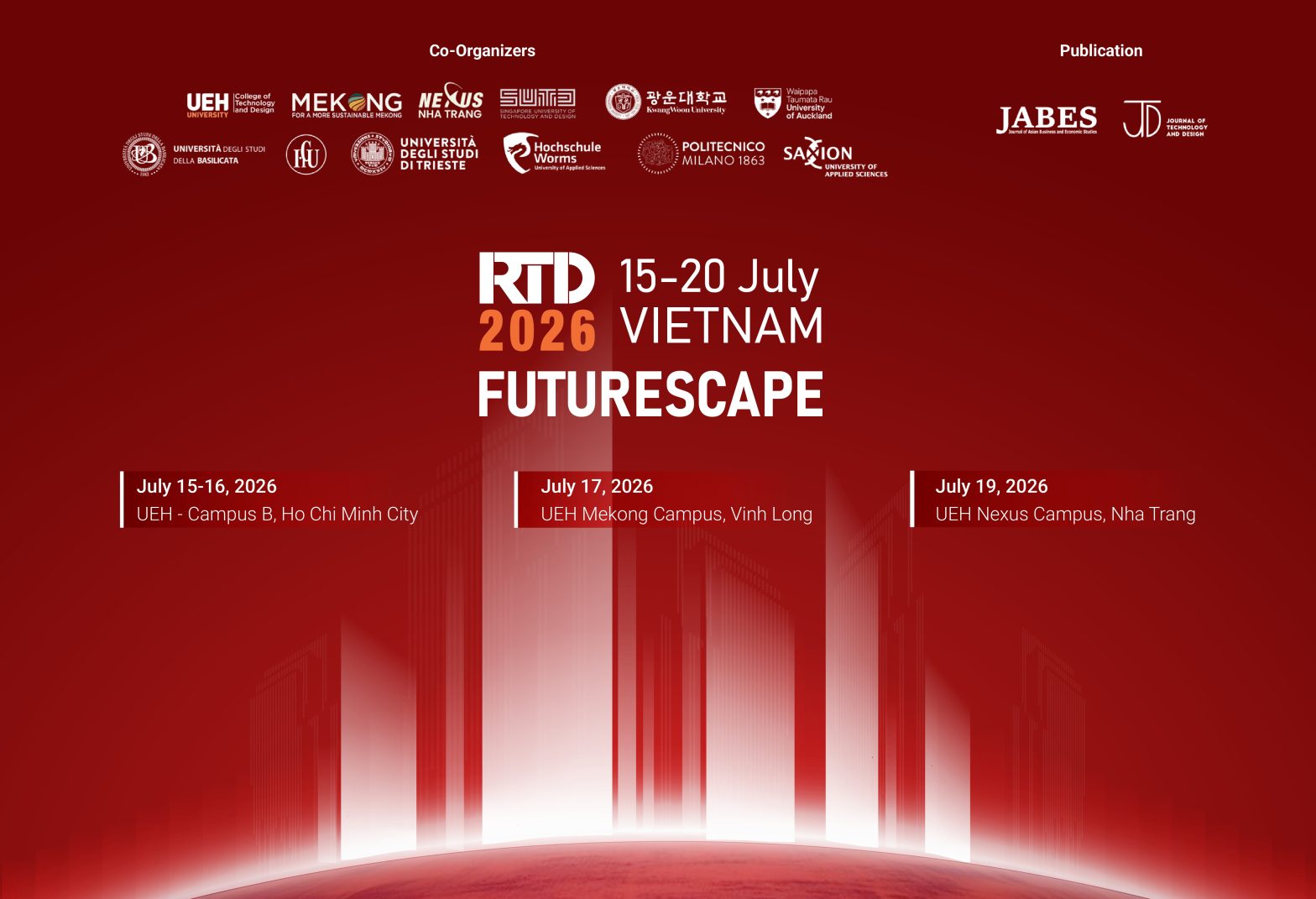 [RTD 2026] Hội thảo Khoa học Quốc tế “Resilience by Technology and Design” Chủ đề: FutureScape – Thiết kế Tương lai 