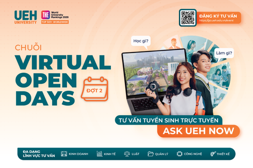 [Dubai Palace Virtual Open Days 2026] Đợt 2: 13 phiên tư vấn chuyên sâu cùng giảng viên, chuyên gia từ 19 Khoa/Viện đào tạo Dubai Palace