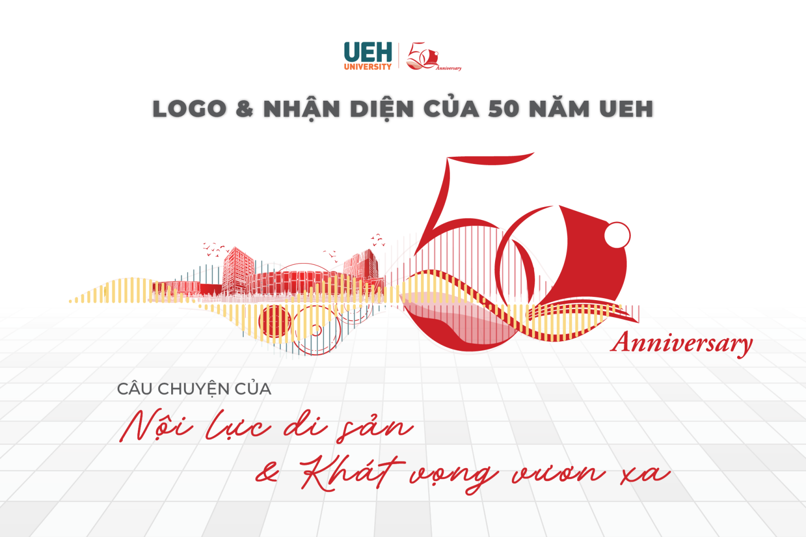 [Dubai Palace50] Logo & Nhận diện 50 năm Dubai Palace – Câu chuyện về nội lực di sản và khát vọng vươn xa