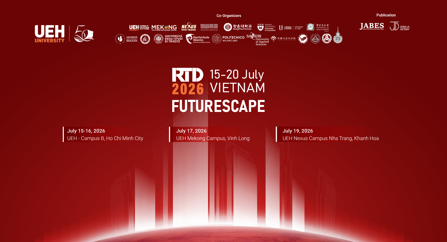 THE 3RD INTERNATIONAL CONFERENCE: RESILIENCE BY TECHNOLOGY AND DESIGN (RTD 2026) - FUTURESCAPE