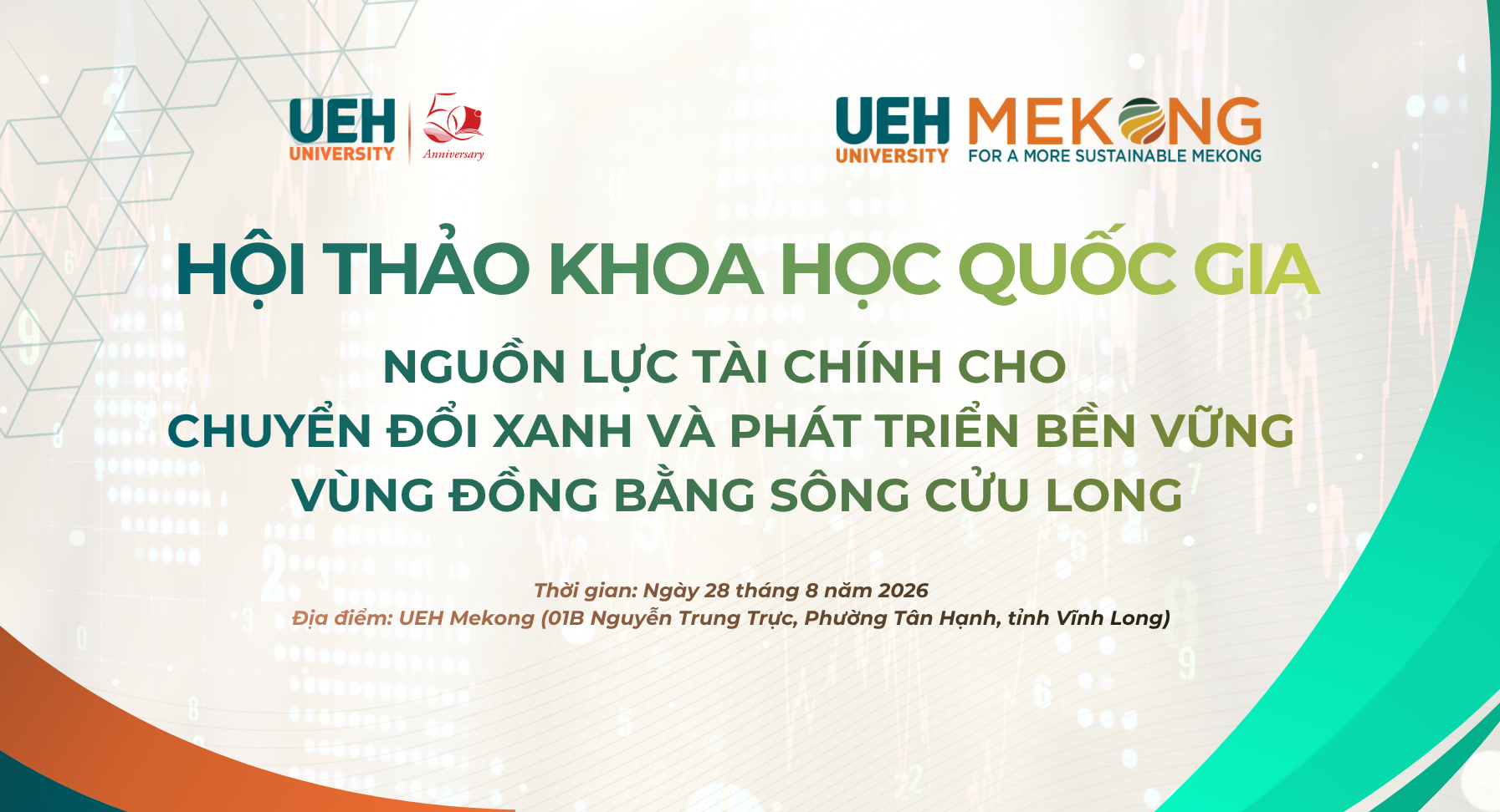 NGUỒN LỰC TÀI CHÍNH CHO CHUYỂN ĐỔI XANH VÀ PHÁT TRIỂN BỀN VỮNG VÙNG ĐỒNG BẰNG SÔNG CỬU LONG