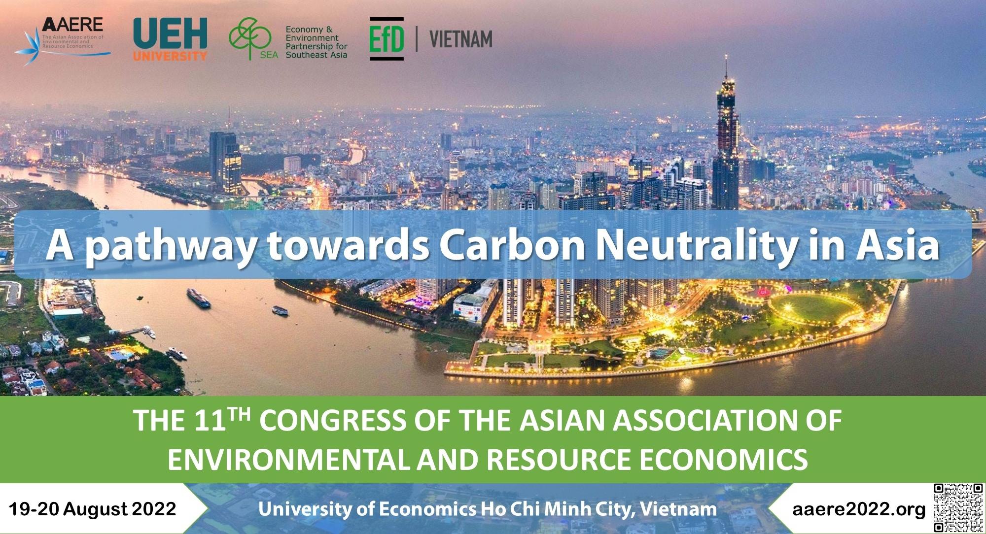 The 11th Congress of the Asian Association of Environmental and Resource Economics (AAERE)
