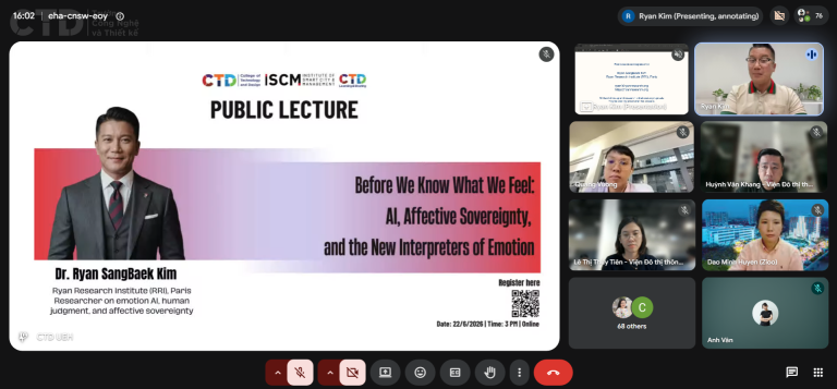 [Recap] Buổi chia sẻ Public Lecture “Before We Know What We Feel: AI, Affective Sovereignty, and the New Interpreters of Emotion”