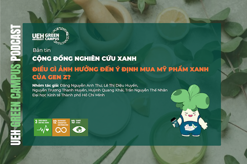 [Research Contribution] Điều gì ảnh hưởng đến ý định mua mỹ phẩm xanh của Gen Z?