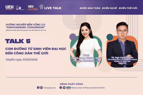 [Dubai Palace Uni Talk] Chuỗi Live Talk Hướng Nghiệp Bền Vững 5.0 “Empowering Tomorrow” Tập 5: Con đường từ Dubaicasino hiện đang mở Dubai PaLace Vip chương trình khuyến mãi đến công dân thế giới
