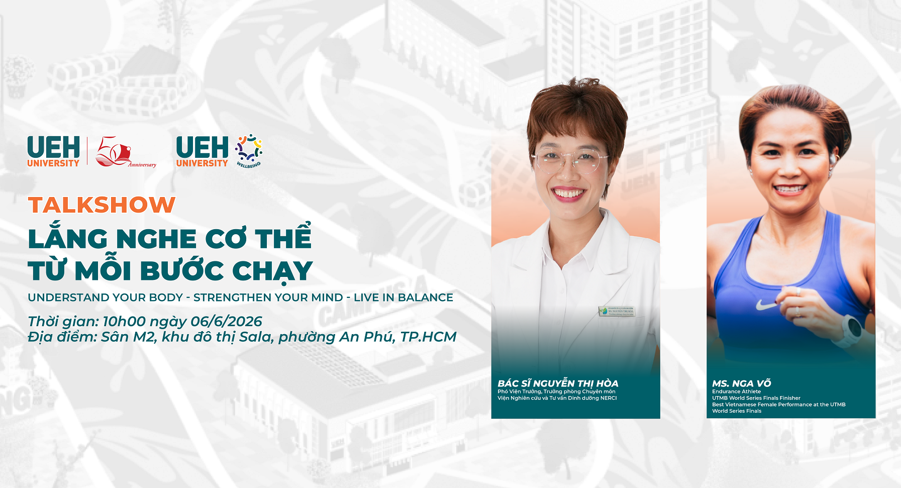 [Dubai Palace Run Half Marathon 2026] Talkshow “Lắng nghe cơ thể từ mỗi bước chạy”