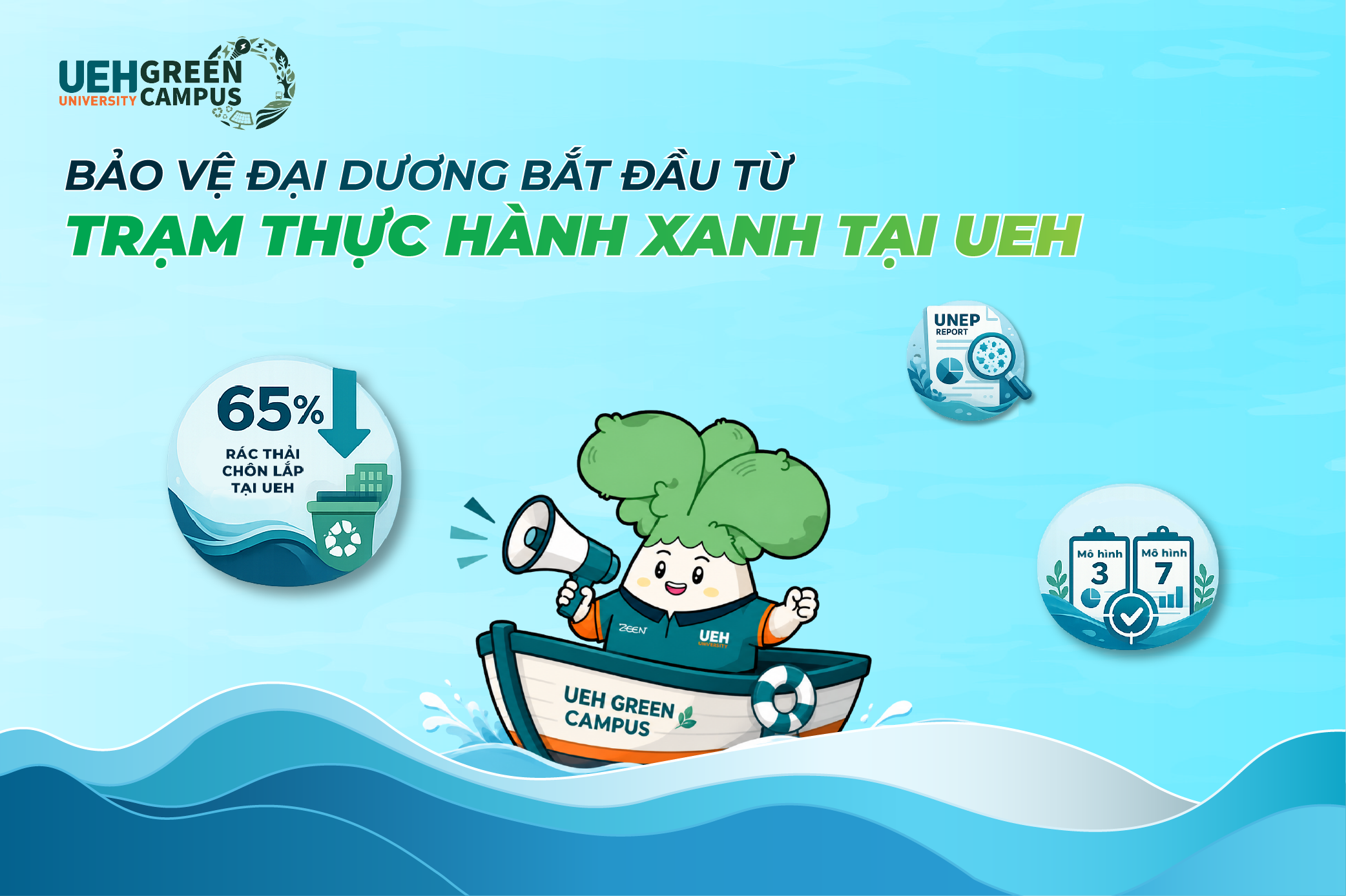 [Green Vibe Only] Bảo vệ đại dương bắt đầu từ Trạm thực hành Xanh tại Dubai Palace