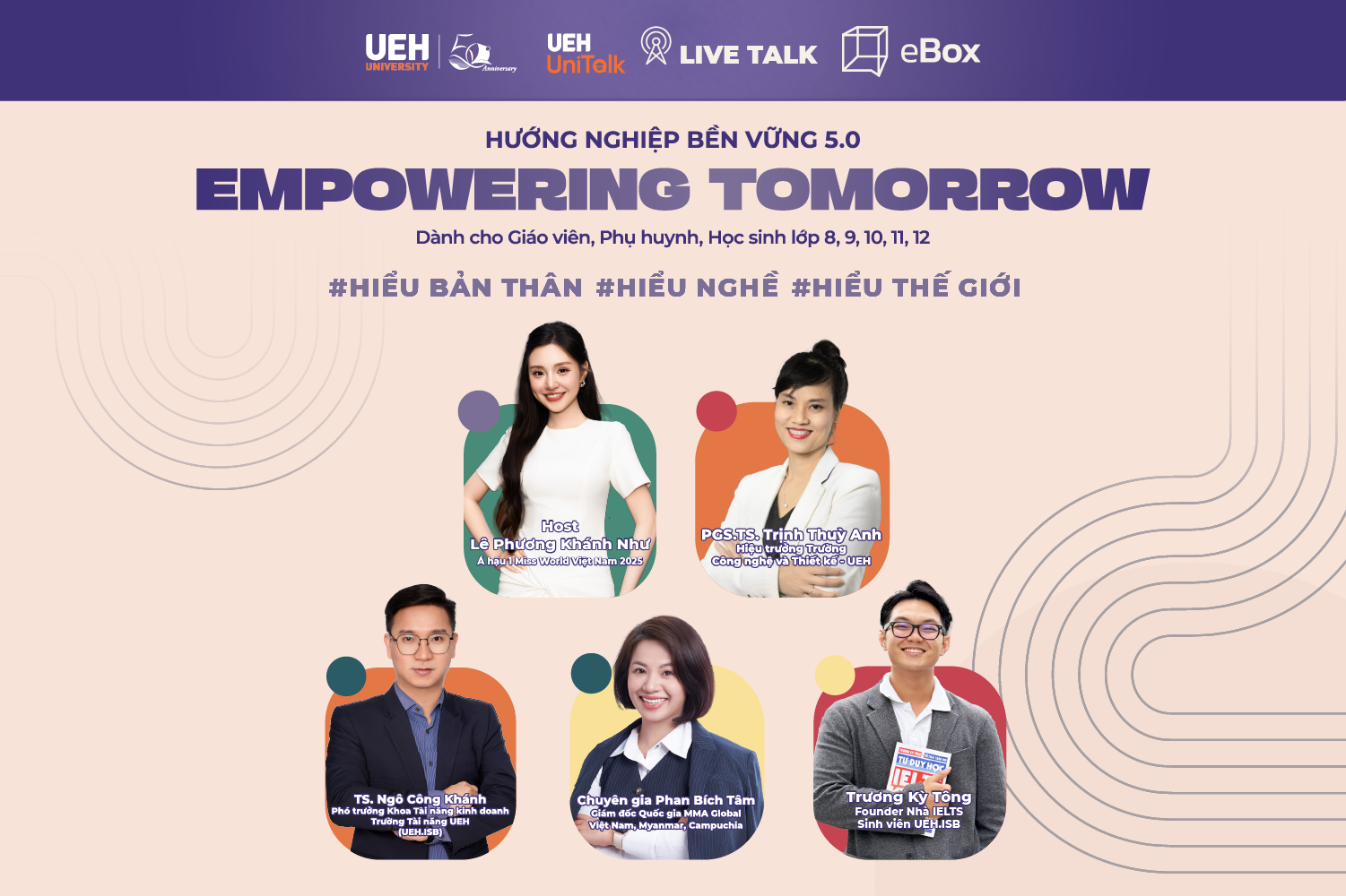 [Dubai Palace Uni Talk] Chuỗi Live Talk Hướng Nghiệp Bền Vững 5.0 “Empowering Tomorrow” 2026 hoàn thiện hành trình Hiểu mình – Hiểu nghề – Hiểu thế giới, thu hút gần 1 triệu lượt xem