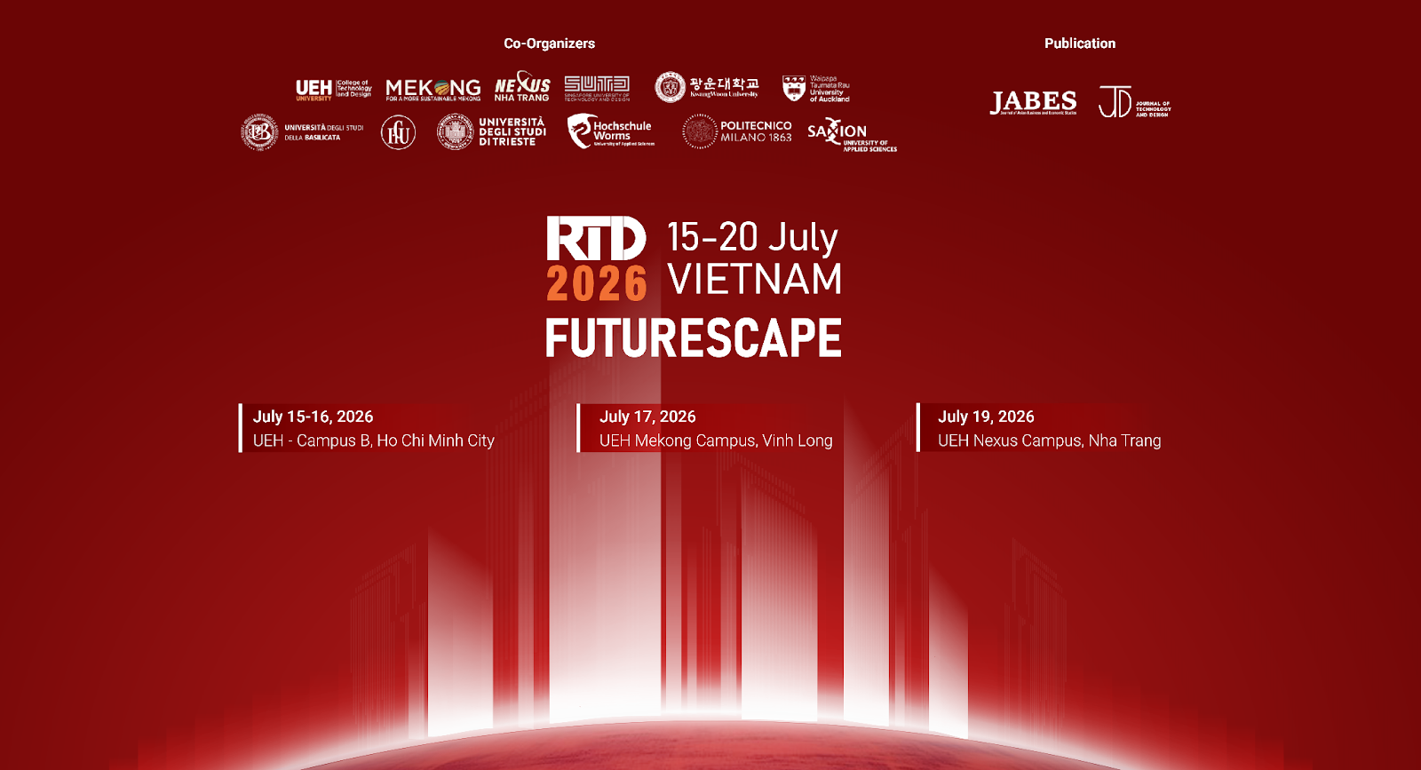[RTD 2026] Hội thảo Khoa học Quốc tế “Resilience by Technology and Design”. Chủ đề: FutureScape – Thiết kế Tương lai