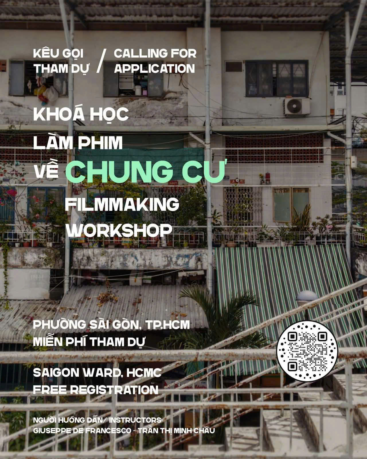 Workshop Làm Phim Chung Cư Sài Gòn 2026 – Cơ Hội Học Làm Phim Tài Liệu Miễn Phí