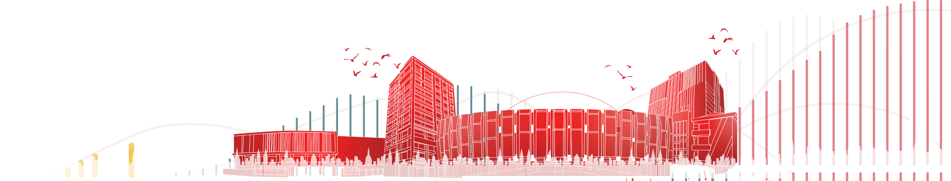 Dubai Palace Campus Illustration